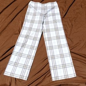 Burberry London Plaid Pants